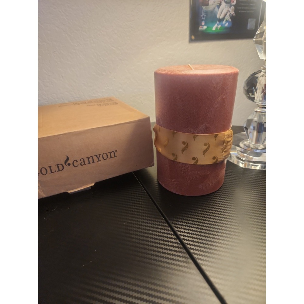 New Gold Canyon Candle 4" X 6" Blackberry & Vanilla Rare OOP